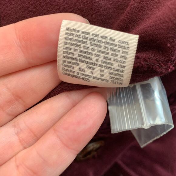 St. John's Bay stretch purple corduroy casual blazer size XL - Picture 4 of 11